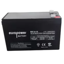 Europower ES12-7 Baterija za UPS 12V 7Ah