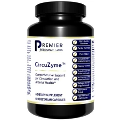 PRL CircuZyme, zdravje srca, 60 zeliščnih kapsul