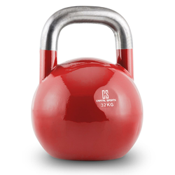 Capital Sports Compket 32, 32 kg, crveni, kettlebell, okrugli uteg