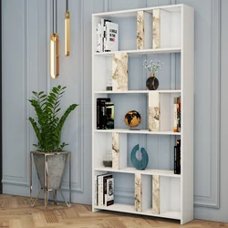 Hanah Home Polica 90x180x20cm Bela