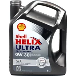 Shell Helix Ultra Pro-AVL 0W30 – Huile Moteur 5L – Pour VW Polo, Golf, Up! – Viscosité 0W-30