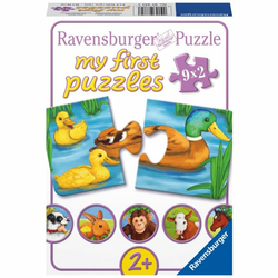 Ravensburger - Puzzle 9x2 Lovable animals - 15 - 39 kosov