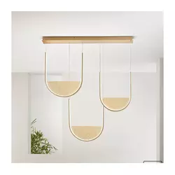 Ondaluce - LED prigušiva luster na sajli LOTUS LED/70W/230V zlatni