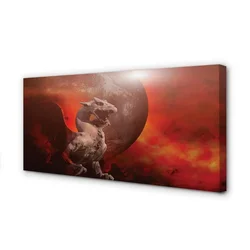 tulup.si Slika na platnu Zmaj ogenj 140x70 cm