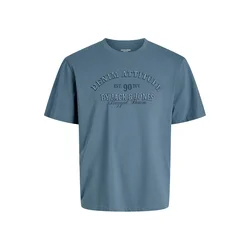 JACK & JONES Majica JJEDenver marine/bela