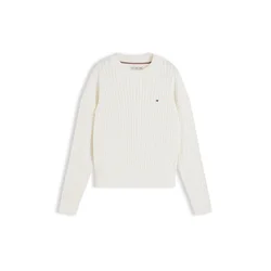 Tommy Hilfiger Pulover KG0KG08848 Kremna Regular Fit