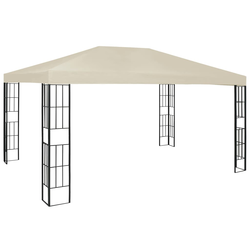 vidaXL Paviljon 3x4 m krem