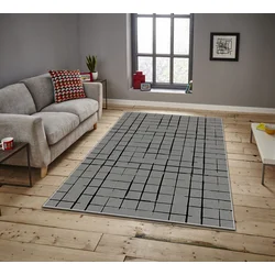 Conceptum Hypnose Tepih Asr Crpt-53, Pravougaoni, 120 x 180 cm, Sivi