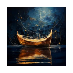 Canvas Slika na platnu Brod na pučini 2, 100x100 cm