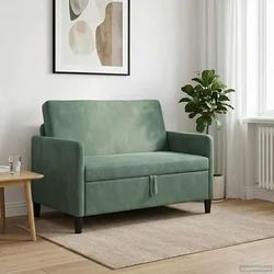 Sofa s pohranom Morska zelena 122 x 78 x 87 cm Poliester