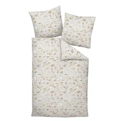Janine POSTELJNINA Milano 135/200 cm mako saten sivorjava