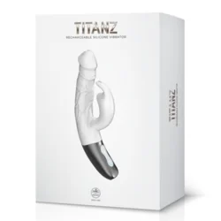 VIBRATOR RABBIT Titanz 7 Ivory White