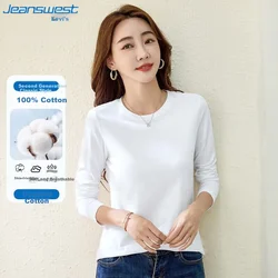 Jeanswest Ženska majica, Dugi rukav, Bela
