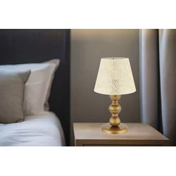 Opviq Stona lampa 301 Hazeran, 60 W, 45 cm, Krem
