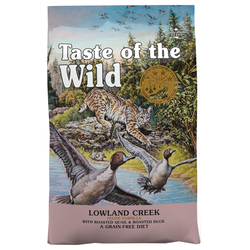 TASTE OF THE WILD Suva hrana za mačke Lowland Creek prepelica i divlja patka 6.6kg