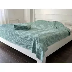 Letnji frotirni prekrivač - Sara - 200x200cm Mint boja ( VLK000543-Saramint )