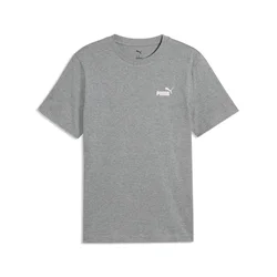 PUMA Essentials Logo Tee Men, Men, Medium Gray Heather, M