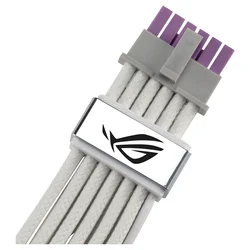 ASUS ROG Equalizer White adapter za grafično kartico z 0,75 m kabla in ravnima priključkoma