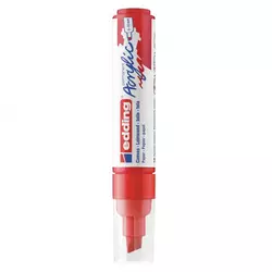 Akrilni marker E-5000 broad 5-10mm kosi vrh Edding crvena