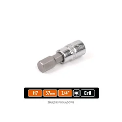 shumee Nasadni ključ 1/4 s HEX nastavkom 37 mm/H7 /TEGER