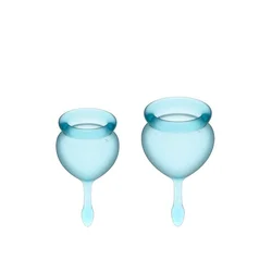 Menstrualne čašice Feel Good Menstrual Cup Light Blue