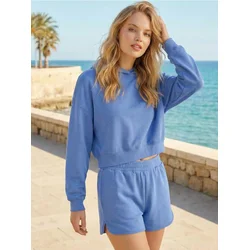 Sinsay - Hoodie soft touch - plava