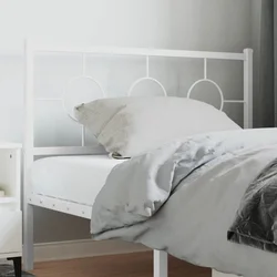 Vidaxl vidaXL Kovinsko vzglavje postelje belo 107 cm