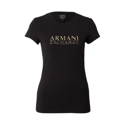ARMANI EXCHANGE Majica zlata/črna