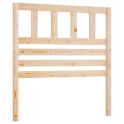 Vidaxl Posteljno vzglavje 81x4x100 cm trdna borovina