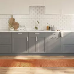 Vidaxl Preproga pravokotna rjava 60x300 cm bambus