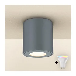 Brilagi - LED RGBW prigušiva spoljna svetiljka MIA 1xGU10/6W/230V 84x80 mm antracit IP54