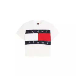 Tommy Jeans Majica mornarska/rdeča/bela