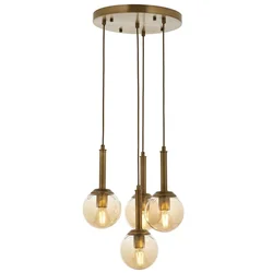 Opviq Luster AV-1781-4ET, 90 cm, IP20, Boje mesinga
