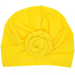 Dječja turban kapica - Žuta KP21544