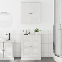Set namještaja za kupaonicu Zidne 2 pcs Bijela i antikna bijela