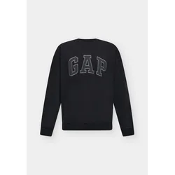 GAP Majica HERITAGE siva/črna