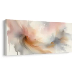 Slika abstrakcija v pastelnih barvah - 200x100