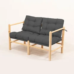 Hanah Home Baštenska klupa MYG04, 110x86x51 cm, Antracit