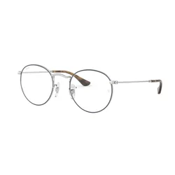 Ray Ban Okvir za naočare Round 0RX3447V 297050, Srebrne boje