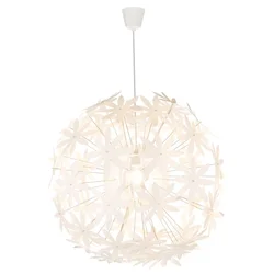 Globo Stella Pendant Lamp Energy Efficiency: A++ to E 60 Watt E27 Plastic White 15024