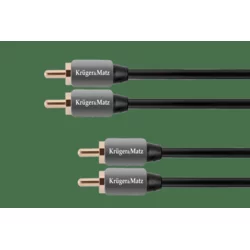 Kabel 2RCA-2RCA 0,5m Kruger&Matz