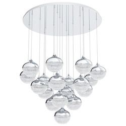 Eglo 39528 - LED prigušiva luster na sajli MIOGLIA 18xLED/3,1W/230V