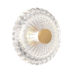 Maytoni MOD555WL-L3G3K - LED zidna lampa AMULET LED/3W/230V 3000K zlatna