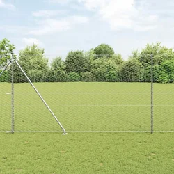 vidaXL Hexagonalna ograja 1,5x10 m pocinkano jeklo