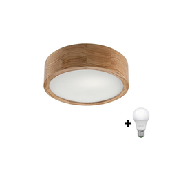 Brilagi - LED stropna svetiljka CARVALHO 1xE27/60W/230V hrast prečnika 27,5 cm