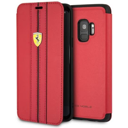 Knjižna maska Ferrari Urban Book za Samsung Galaxy S9 - Crvena KP38109