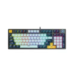 FANTECH Mehanička tastatura Gaming MK890 RGB Atom MK96 SkyPlavi (Plavi switch)