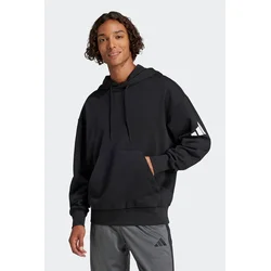 Adidas Muški duks sa kapuljačom Essentials Loose Fit 3 Bar Logo Ft Hd M, Crni