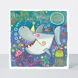 Rachel Ellen Čestitka Jaw-some Time Shark
