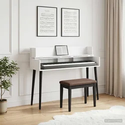 Studio radni stol Bijela 110 x 40 x 19,5 cm Konstruirano drvo
